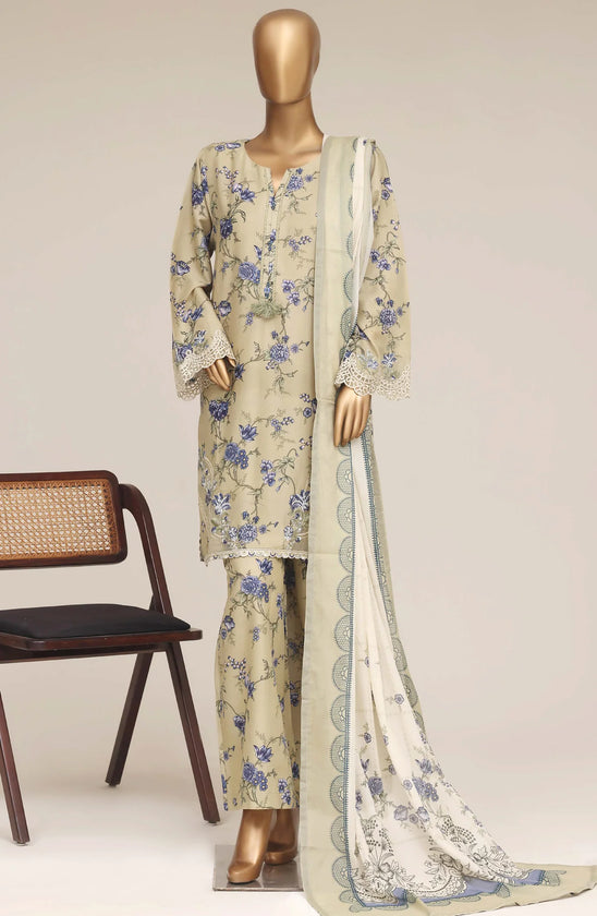 Festive Embroidered Lawn Suit