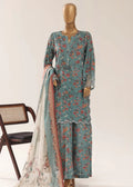 SadaBahar Summer Azure Embroidered Lawn Suit — 1